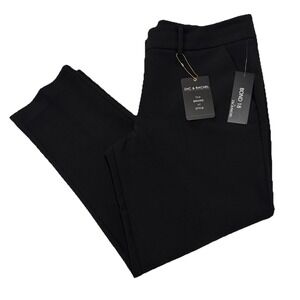 NWT Zac & Rachel Pants Slim Ankle Black Wrinkle Resistant Women's Size 14‎